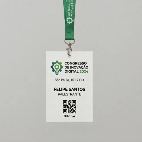 Credencial de Papel Couchê