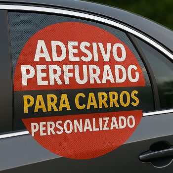 Adesivo Perfurado